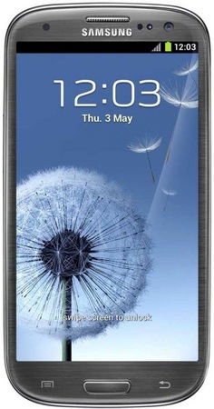 Смартфон Samsung Galaxy S3 GT-I9300 16Gb Titanium grey - Родники